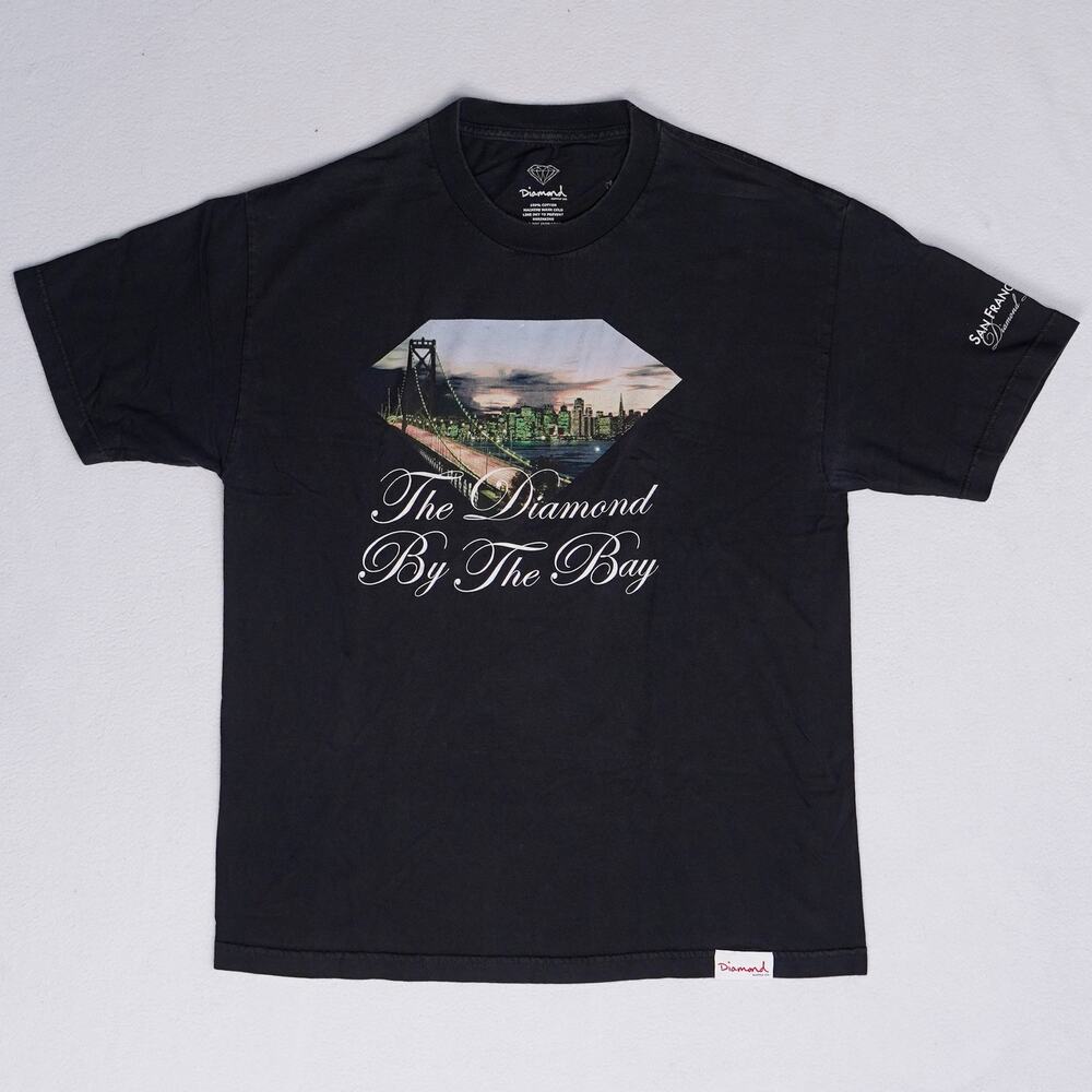 Diamond Supply Co The Diamond By The Bay San Francisco Tee Black Mens Large